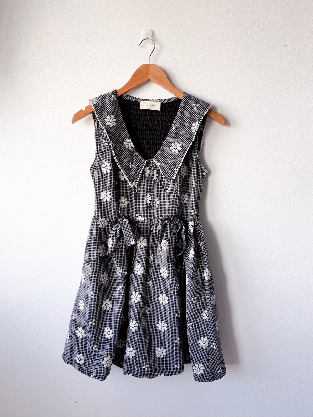 Daisy Embroidered Mini Dress